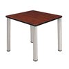 Kee Square Tables > Breakroom Tables > Kee Square & Round Tables, 30 W, 30 L, 29 H, Wood|Metal Top TB3030CHBPCM